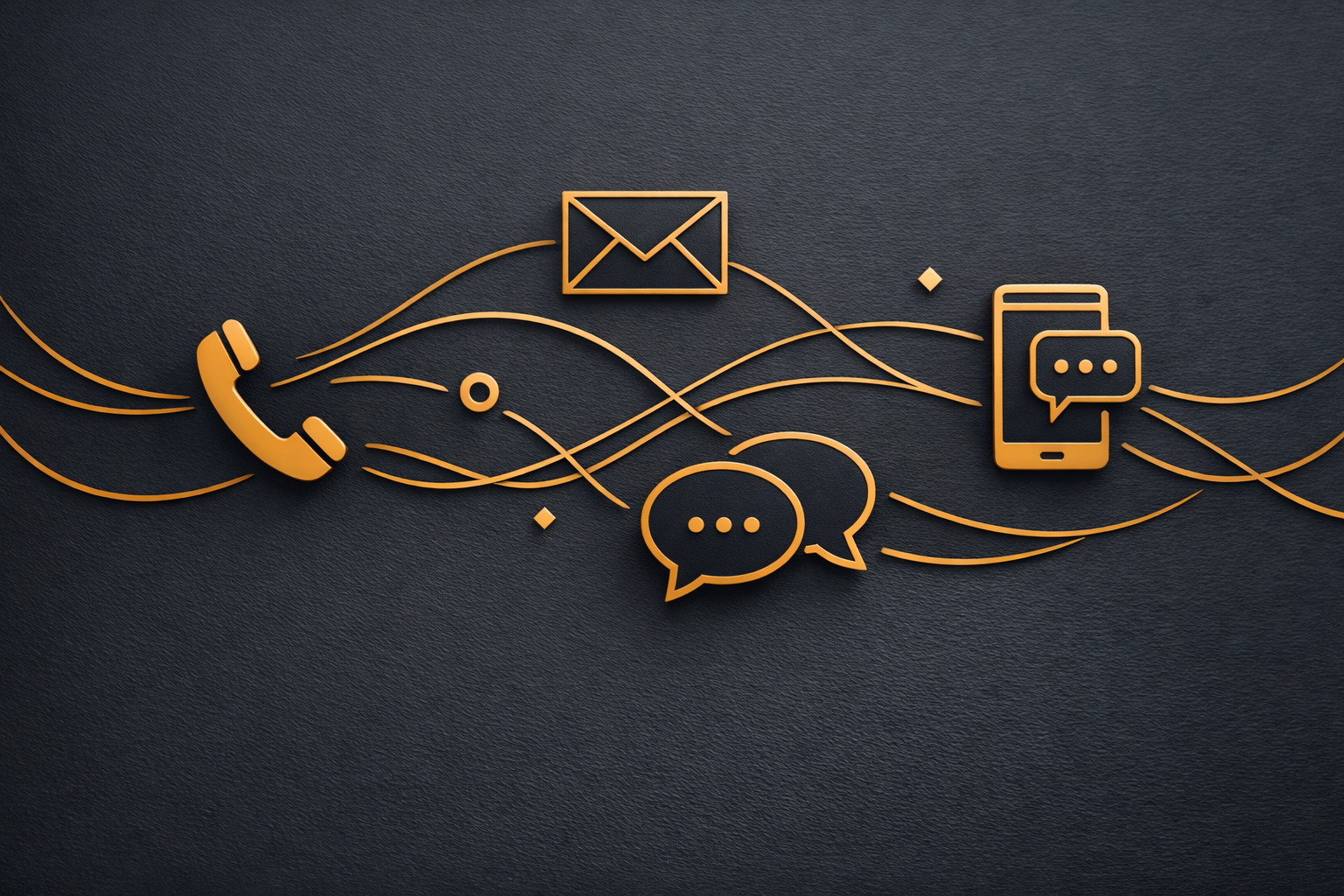 Connected communication channels visualization